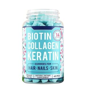 Wholesale Biotin Gummies for Hair and Nail Health Customizable Formula