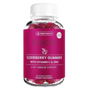 Black Elderberry Gummies (with Vitamin C & Zinc for Immunity Support) - Private Label Available