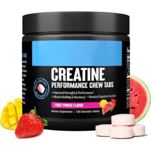 Creatine Monohydrate Gummies for Exercise, Fitness and Muscle Building