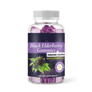 Wholesale Black Elderberry Gummies Customizable Formula