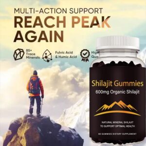 Wholesale Fulvic Acid Shilajit Gummies Supports Energy, Vitality and Overall Wellness