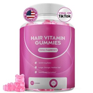Wholesale Hair-Growth Vitamin Gummies Bear Shape