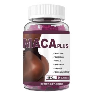Wholesale Maca Gummies Customizable Shape Formula Packaging