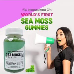 Wholesale Moss Natural High-Fiber Seaweed Gummies