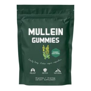Wholesale Mullein Gummies 60-Count Customizable Formula