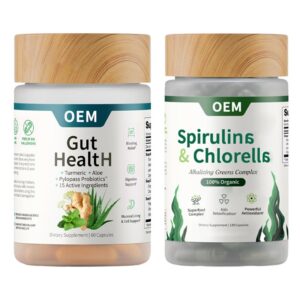 Wholesale Seaweed Capsule Set 90-Count and Spirulina Capsule Prostate Health Combo Pack 120-Count