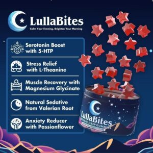 Wholesale Sleep Gummies Melatonin L-Theanine Calming Gummies OEM Supported