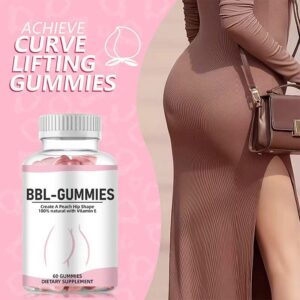 Wholesale Women's BBL Enhancement Gummies Customizable Formula